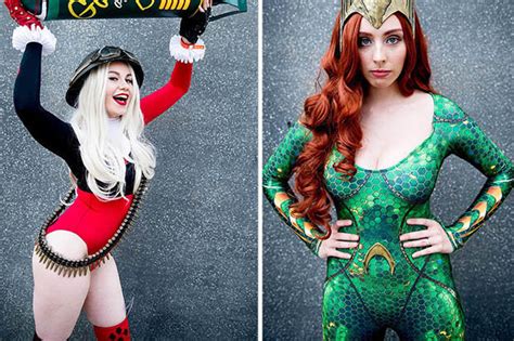 comic con 2018 london hosts sexy cosplay stars daily star