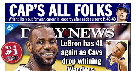 new york daily news back pages of 2016