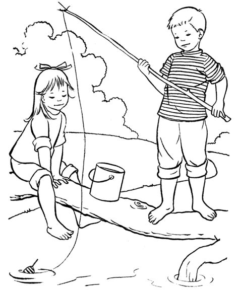 fishing coloring pages  coloring pages  kids