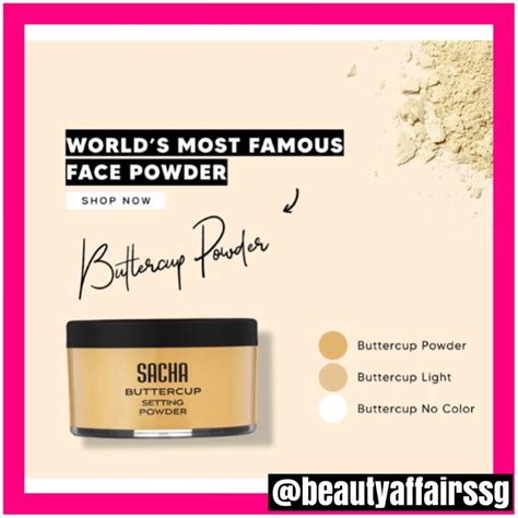 ⚜️ sacha cosmetics ⚜️ buttercup setting powder shopee singapore