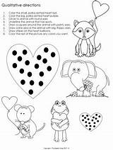 Directions Following Coloring Worksheets Valentines Template sketch template