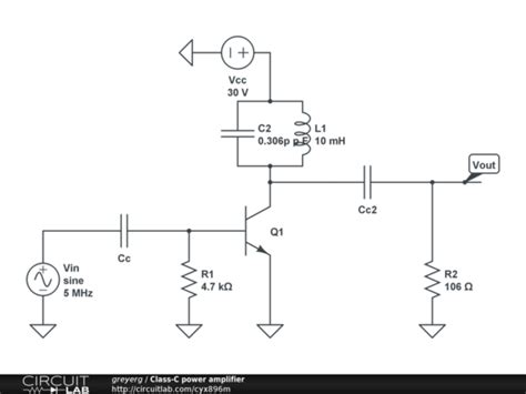 class  tuned amplifier circuit diagram