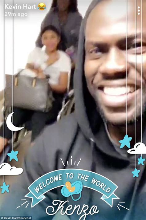 kevin hart and wife eniko parrish take son kenzo home daily mail online