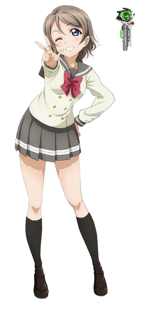 Love Live Sunshine Watanabe You Mega Cute Seifuku Render 2 Ors Anime