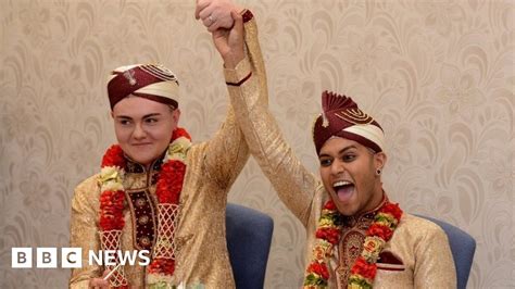 gay muslim wedding groom receives acid attack threats bbc news