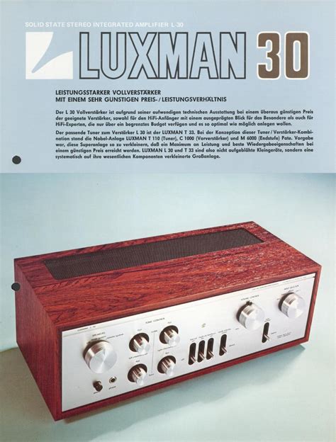 luxman audio products