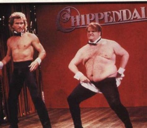 chris farley and patrick swayze made snl history when they played male strippers in pop