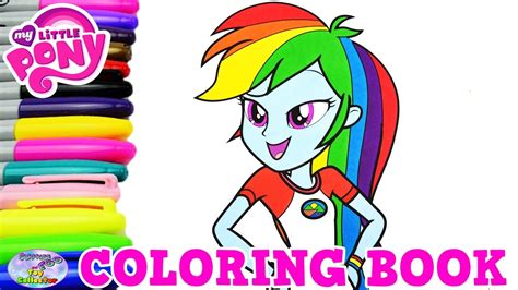pony equestria girls coloring pages rainbow dash