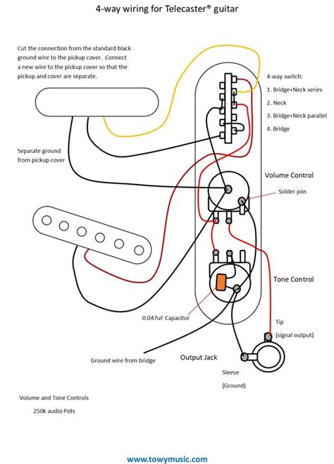 telecaster   switch wiring diagram