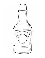 Disegno Bottiglia Bicchiere sketch template