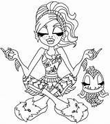 Coloring Pages Monster High Adult Meth Kids Party Printable Colouring Halloween Template Lagoona Blue Coloriage Pijama Monsters Choose Board Uploaded sketch template