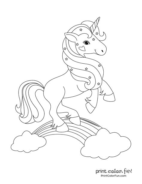 blank unicorn coloring page