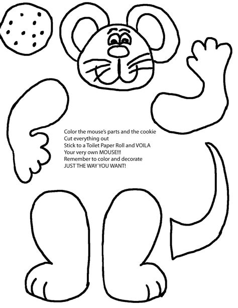 give  mouse  cookie coloring pages  coloring home