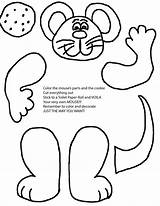 Cookie Coloring Pages Mouse Give If Toilet Printable Craft Crafts Paper Kids Preschool Activities Book Stick Colouring Sheets Sheet Man sketch template