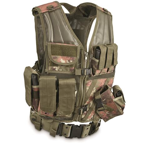 mil tec military style tactical vest  tactical vests