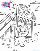 Furreal Coloring Pages Friends Getcolorings Color sketch template