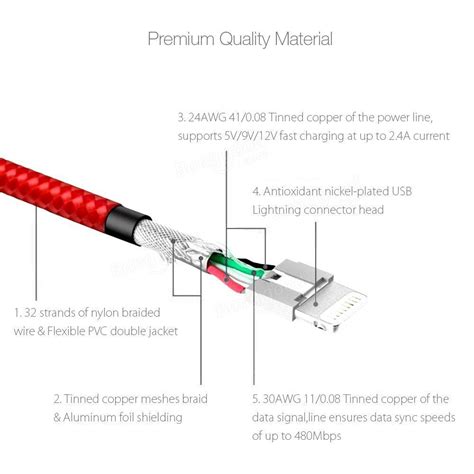 lightning cable wiring diagram