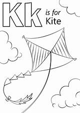 Kite Coloring Pages Letter Drawing Supercoloring Printable Preschool Red Colouring Alphabet Kids Sheets Words Crafts Activities Abc Categories Getdrawings Dot sketch template