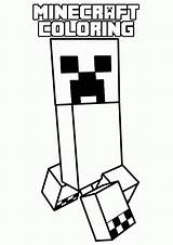 Coloring Minecraft Pages Printable Cool Popular sketch template