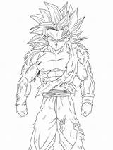 Goku Super Saiyan Coloring Pages God Drawing Dragon Ball Goten Ssj Deviantart Para Color Desenhar Drawings Sketch Printable Wallpaper Characters sketch template