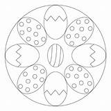Mandala Pasqua Colorare Ostern Ausmalbilder Osterei Pagine Sheets sketch template