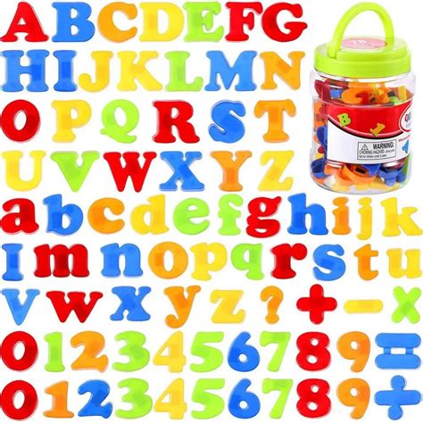 pcsset magnetic letters numbers  kids educational alphabet