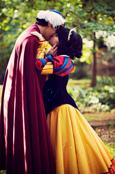 Prince Florian And Snowwhite Kissing By Leydacosplay On