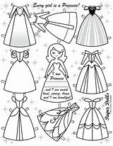 Doll Paper Template Clothes Fashion Dolls Coloring Pages Printable Dress Kids Princess Bestcoloringpagesforkids Disney Crafts Patterns sketch template