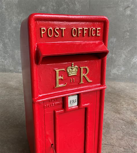 original post office er ii cast iron post box