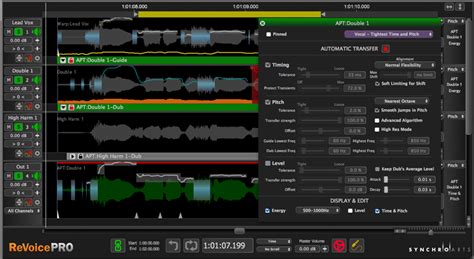 synchro arts releases revoice pro 3 audiosex professional audio forum