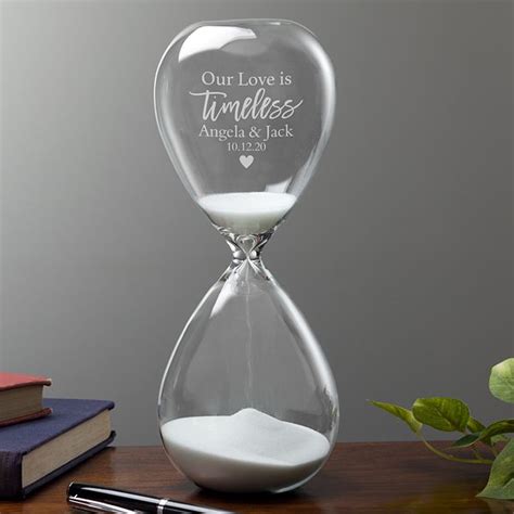 Our Love Is Timeless Personalized Hourglass T In 2020 Personalized