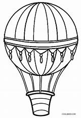 Balloon Air Hot Coloring Pages Printable Balloons Kids Drawing Cool2bkids Template Line Vintage Colouring Ballon Print Craft Getdrawings Printables Choose sketch template
