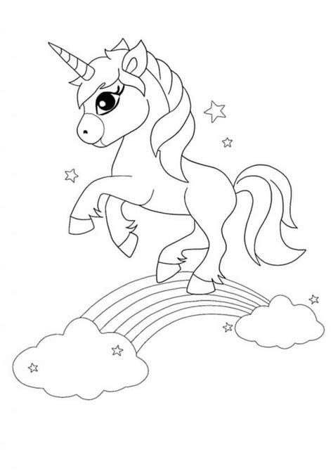 unicorn rainbow coloring pages   printable coloring sheets