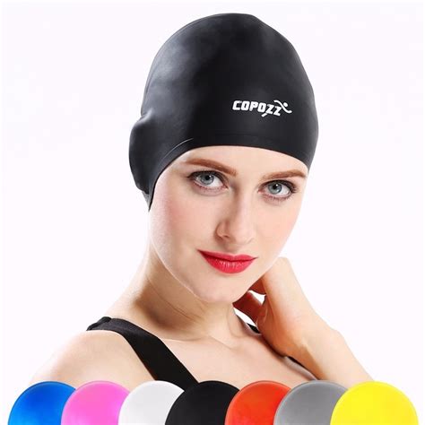 Elastic Silicone Waterproof Swimming Cap Price 22 81 And Free Shipping