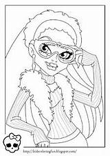 Monster High Abbey Tired Dead Coloring sketch template