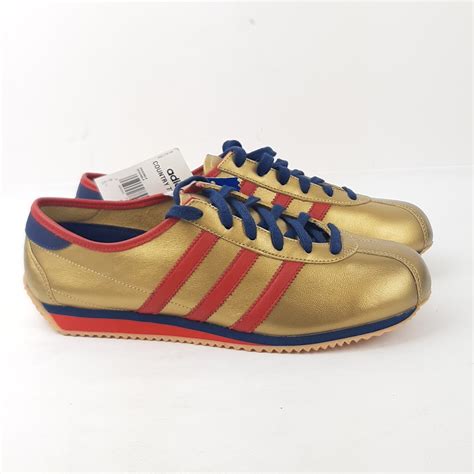 adidas golden sneakers  tags