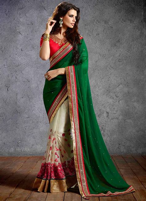 Latest Indian Party Wear Fancy Sarees Designs Collection