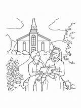 Church Children Scriptures Lds Ushers Families Respect sketch template