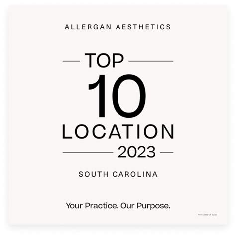 rejuvenations top ten location   sc allergan aesthetics