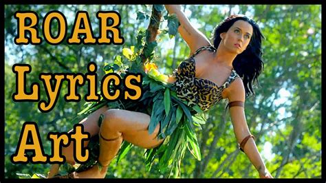 Diy Roar Katy Perry Lyrics Art Youtube