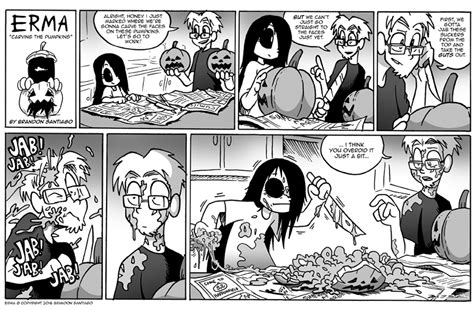 erma carving the pumpkins image web comics funny comics comics story comics