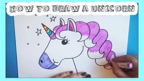 draw  rainbow unicorn youtube