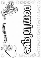 Coloring Dominique Hellokids sketch template