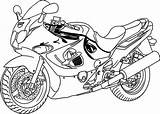 Coloring Yamaha Preschoolers Harley Davidson Procoloring sketch template