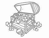 Treasure Chest Coloring Pages Printable Open Colouring Color Drawing Clipart Line Getdrawings Library Getcolorings Print Popular Comments sketch template