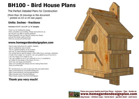 cardinal bird house plans