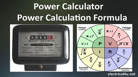 power calculator dc ac power calculation formula electricalu