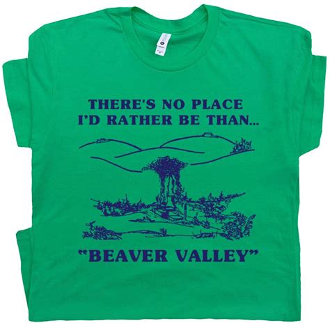 beaver valley t shirt funny offensive tee saying cool tshirt quote