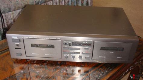 yamaha kx  natural sound stereo double cassette deck photo   audio mart