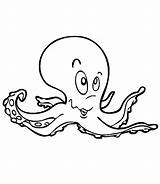 Octopus Coloring Kids Pages Clipart F172 Printable Preschoolers Popular Color Library Coloringhome sketch template